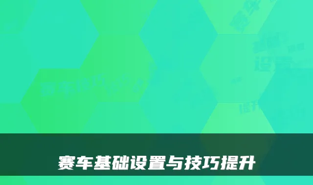赛车基础设置与技巧提升