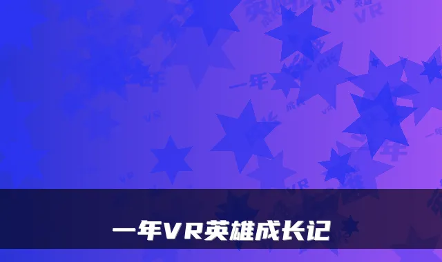 一年VR英雄成长记