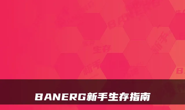 BANERG新手生存指南