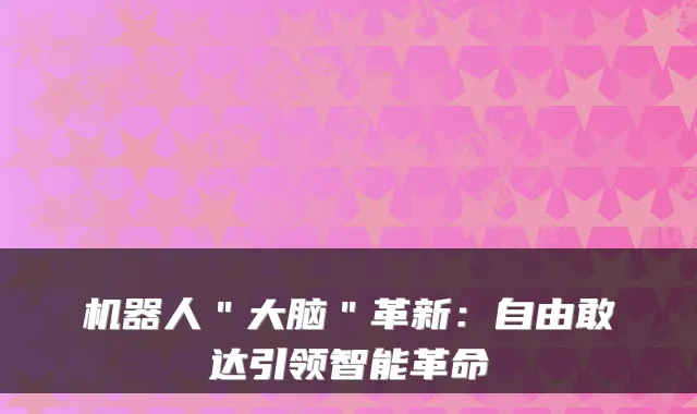 机器人＂大脑＂革新：自由敢达引领智能革命