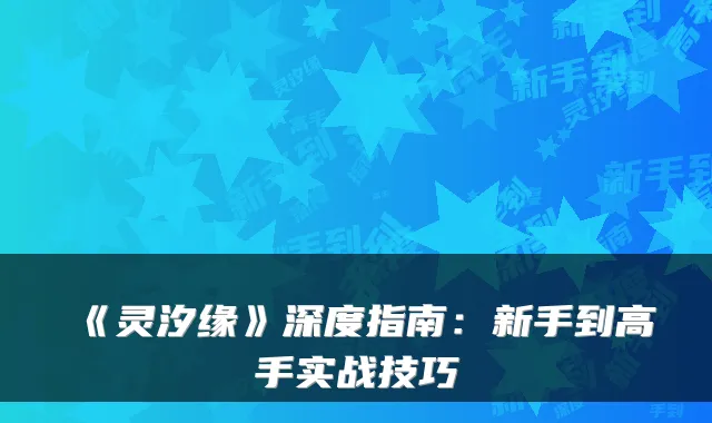 《灵汐缘》深度指南:新手到高手实战技巧