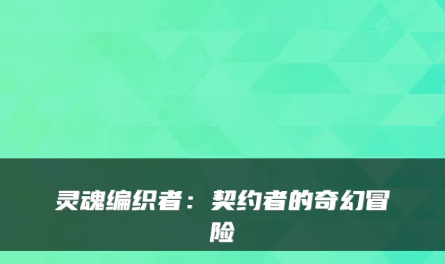 灵魂编织者：契约者的奇幻冒险
