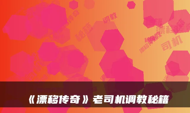 《漂移传奇》老司机调教秘籍