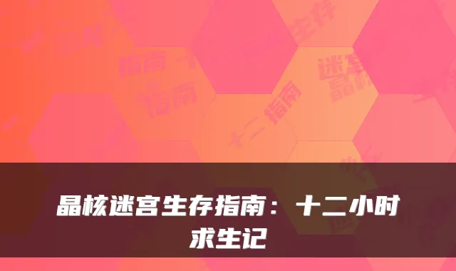 晶核迷宫生存指南：十二小时求生记