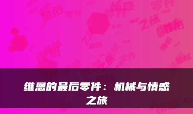 维恩的最后零件：机械与情感之旅