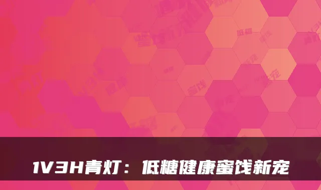 1V3H青灯：低糖健康蜜饯新宠