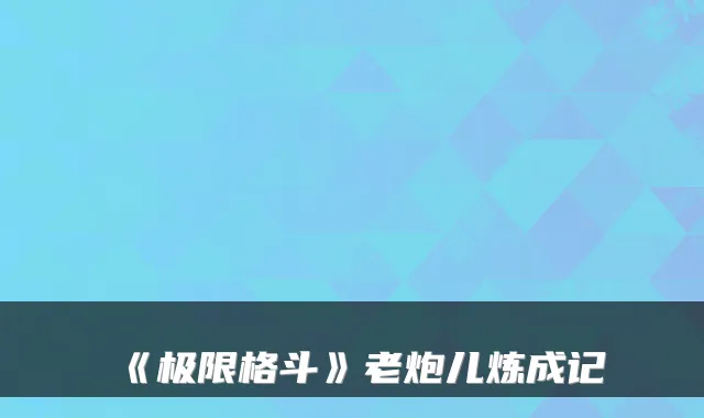 《极限格斗》老炮儿炼成记