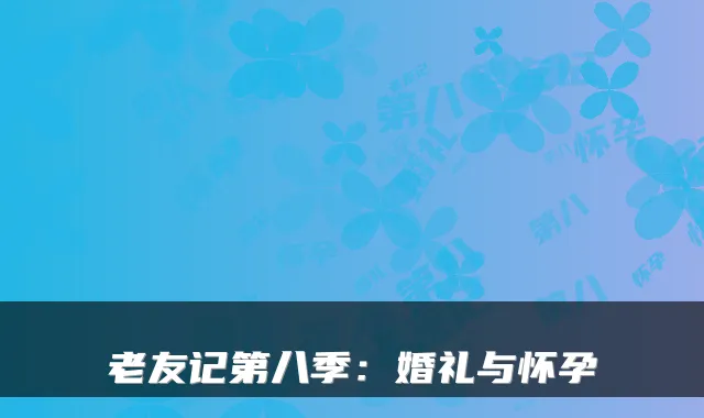 老友记第八季：婚礼与怀孕