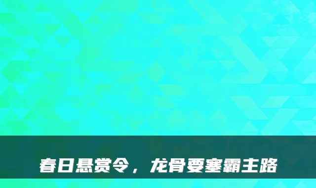 春日悬赏令，龙骨要塞霸主路