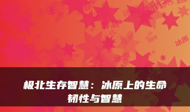 极北生存智慧：冰原上的生命韧性与智慧